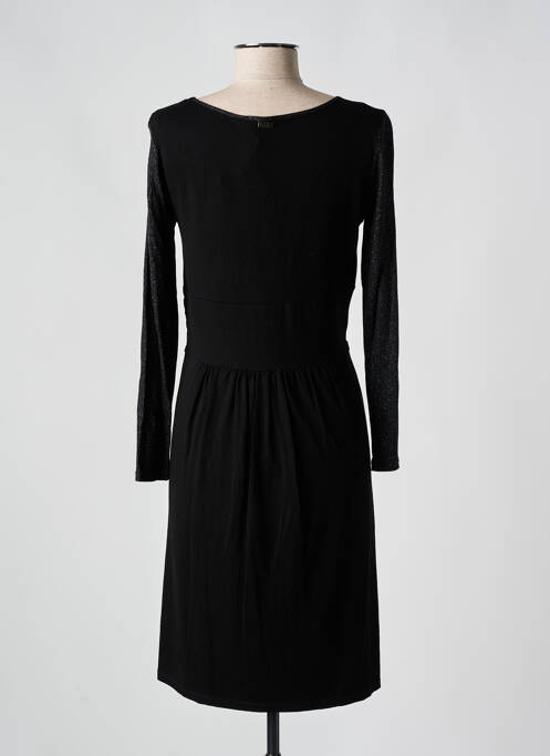 Robe mi-longue noir KANOPE pour femme