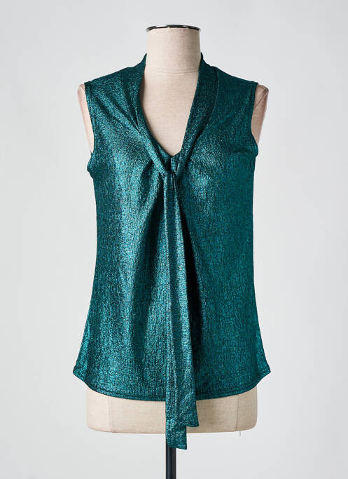 Top bleu ESPERANCE pour femme