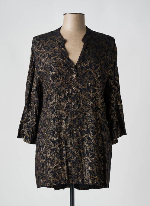 Tunique manches longues noir SIGNATURE pour femme