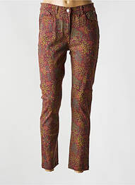 Pantalon slim stretch taille normale rouge AGATHE & LOUISE femme