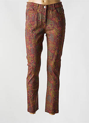 Pantalon slim stretch taille normale rouge AGATHE & LOUISE femme