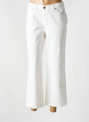Pantalon 7/8 stretch taille normale beige WALTRON femme