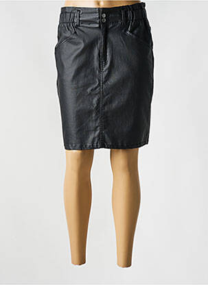 Jupe courte taille à pinces noir B.YOUNG femme
