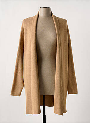 Veste casual coupe droite marron TANDEM femme