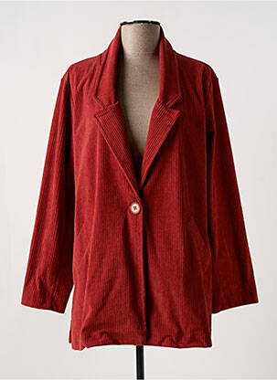 Blazer poches rouge KAKIE femme