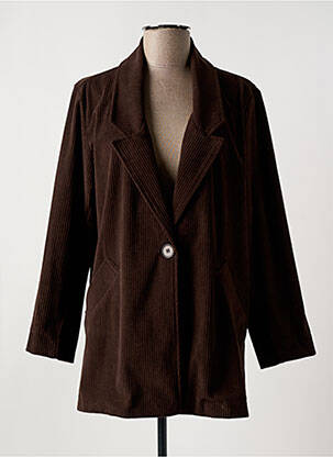 Blazer poches marron KAKIE femme