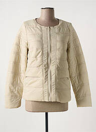 Blouson effet matière satinée beige LAURA JO femme