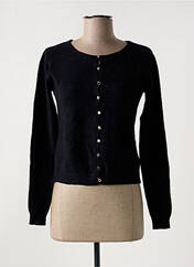 Gilet manches longues noir GIORGIO BARBARA pour femme seconde vue