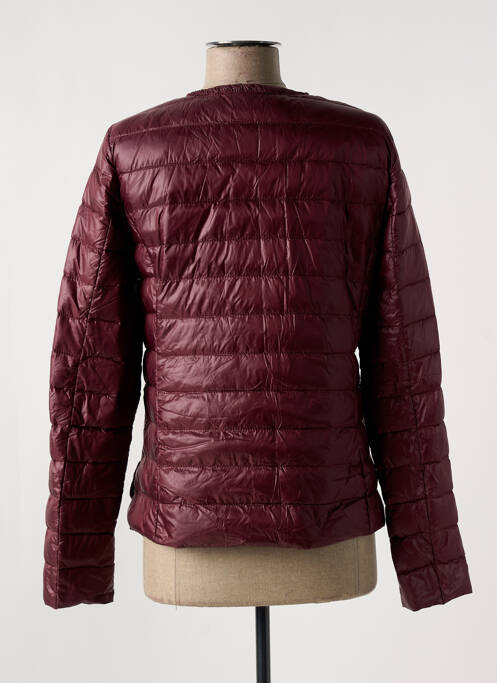 Doudoune manches longues sans capuche violet FREDA femme