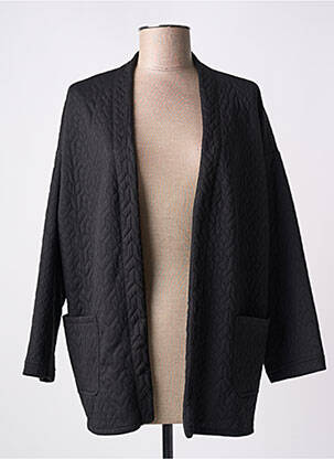 Veste casual coupe droite noir KAKIE femme