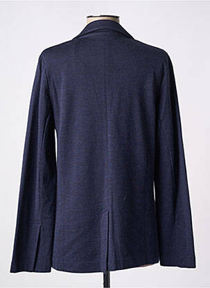 Blazer poches bleu MAJESTIC FILATURES femme
