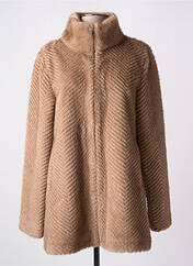 Manteau long marron STUDIO BIRKIN pour femme seconde vue
