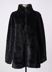 Manteau long noir STUDIO BIRKIN pour femme seconde vue