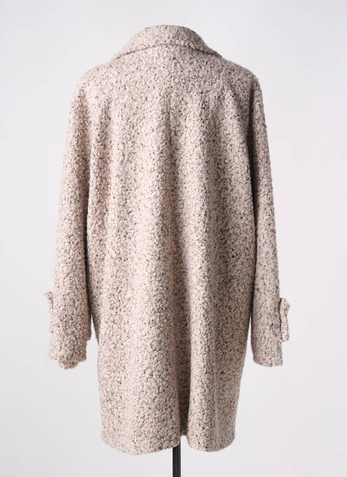 Manteau long beige KAKIE pour femme