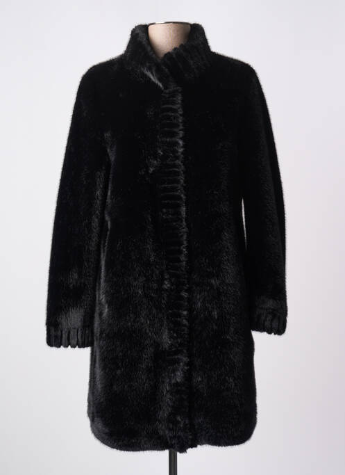 Manteau long noir STUDIO BIRKIN pour femme