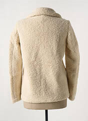 Gilet manches longues beige FREDA pour femme seconde vue