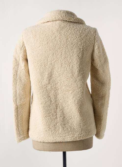 Gilet manches longues beige FREDA pour femme