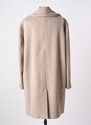 Manteau long coupe droite sans capuche beige WEEKEND MAXMARA femme