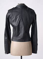 Veste en cuir noir GOA pour femme seconde vue