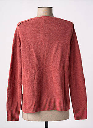 Pull finition bords-côtes manches longues rose BELLA JONES femme