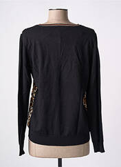 Gilet manches longues noir MARINA V pour femme seconde vue