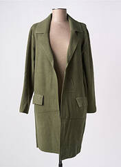 Gilet manches longues vert TANDEM pour femme seconde vue