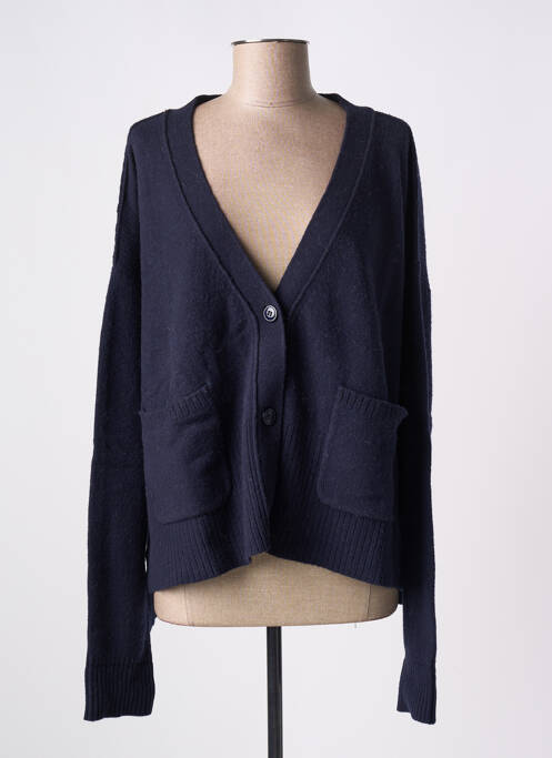 Gilet manches longues bleu BELLA JONES pour femme