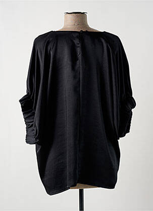Top coupe fluide manches 3/4 noir LES ACOLYTES femme