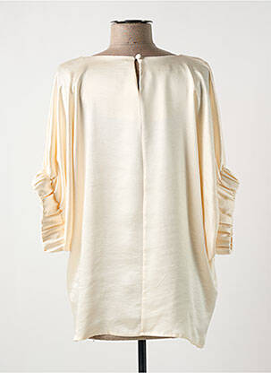 Top coupe fluide manches 3/4 beige LES ACOLYTES femme
