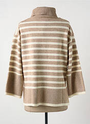 Pull col roulé marron CHANON pour femme seconde vue