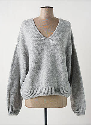 Pull gris LES ZAZIES pour femme