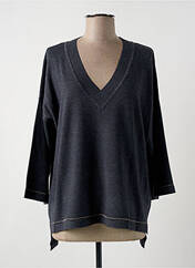 Pull gris MARINA V pour femme seconde vue