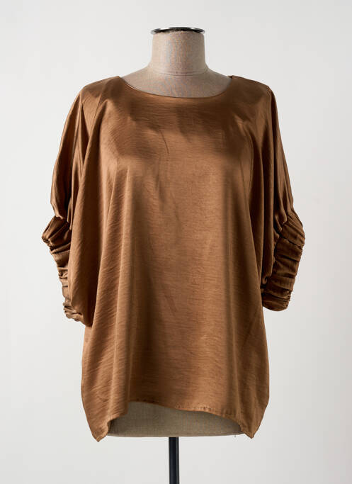 Top marron LES ACOLYTES pour femme