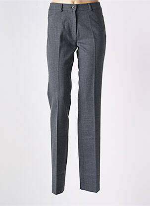 Pantalon slim taille haute taille haute gris KACY femme