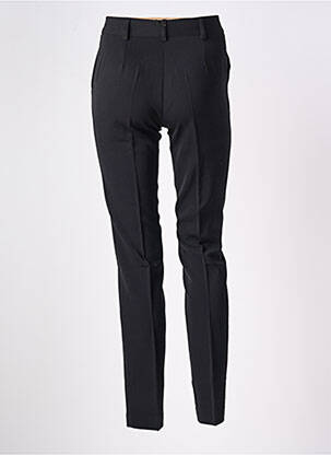 Pantalon slim taille haute taille haute noir KACY femme
