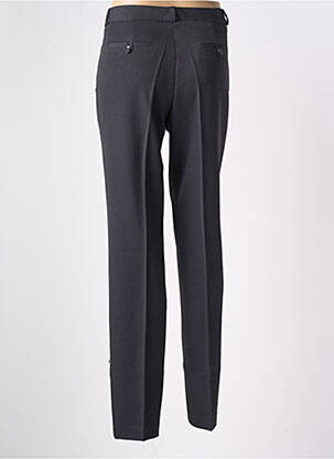 Pantalon droit taille à pinces taille haute gris KACY femme