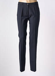 Pantalon slim poches taille haute bleu KACY femme