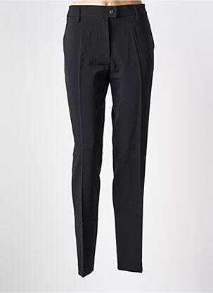 Pantalon slim taille haute taille haute noir KACY femme