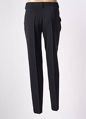 Pantalon slim taille haute taille haute noir KACY femme