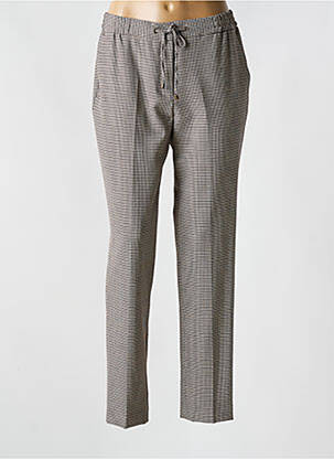 Pantalon droit taille élastique gris GERARD DAREL femme