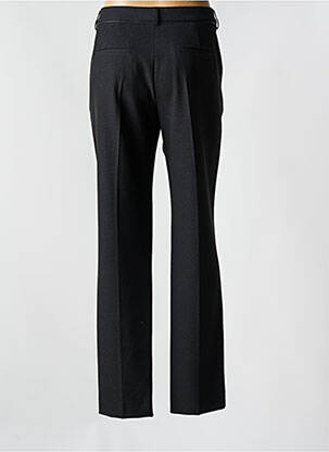 Pantalon droit fermeture zippée sous rabat avec crochet noir GERARD DAREL femme