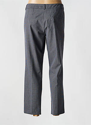 Pantalon droit fermeture zippée sous rabat avec crochet noir MARELLA femme