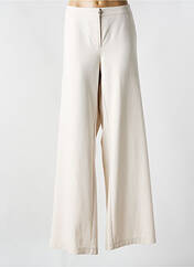 Pantalon flare beige PERSONA BY MARINA RINALDI pour femme seconde vue