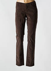 Pantalon slim marron WEEKEND MAXMARA pour femme seconde vue