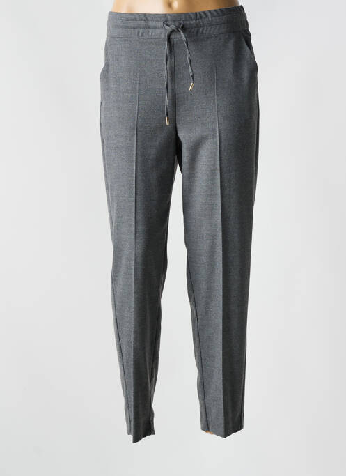 Pantalon droit taille élastique gris EMME M femme