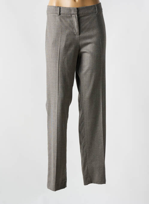Pantalon droit gris WEEKEND MAXMARA pour femme