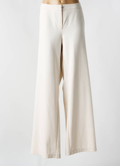 Pantalon flare beige PERSONA BY MARINA RINALDI pour femme