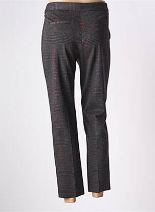 Pantalon 7/8 fermeture zippée sous rabat avec crochet taille normale gris GERARD DAREL femme