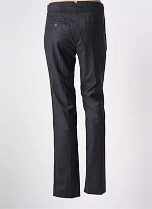 Pantalon droit fermeture zippée sous rabat avec crochet taille normale noir GERARD DAREL femme