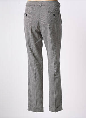 Pantalon droit fermeture zippée sous rabat avec crochet taille normale noir WEEKEND MAXMARA femme